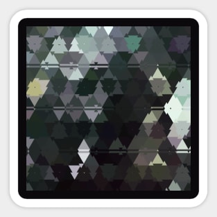 Gray Pixel Design Sticker